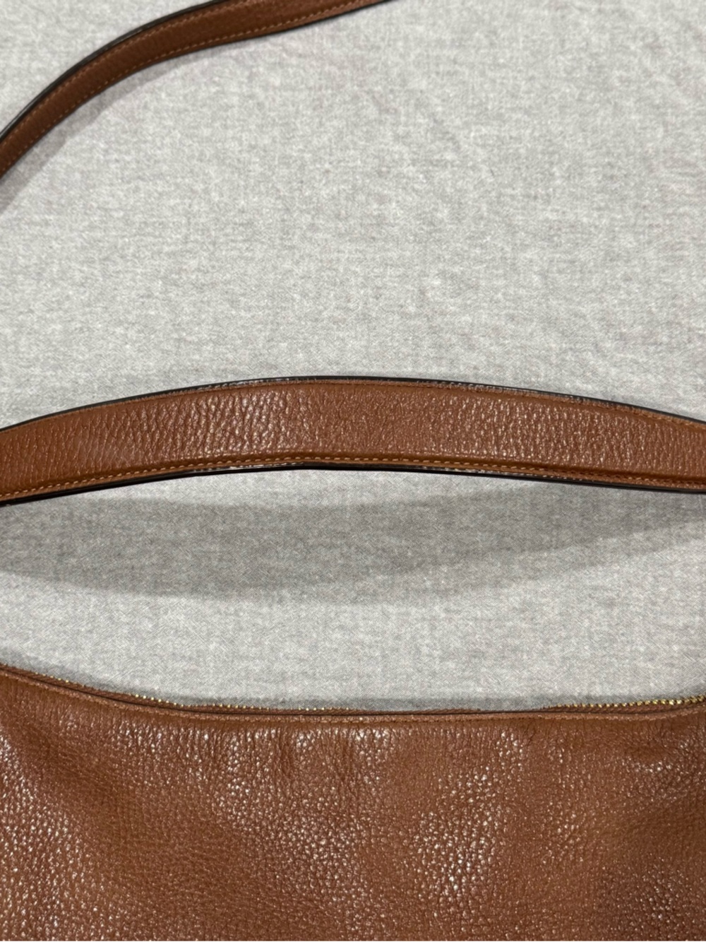 Coach Elle Brown Pebble Leather Hobo Bag - Picture 8 of 16